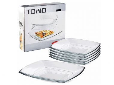 Тарелки PSB54087Токио6шт.265х265мм.