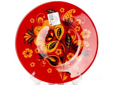 Тарелка 10328SLBD34Хохлома1шт.260мм.