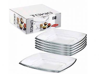 Тарелки PSB54077Токио6шт.195х195мм.